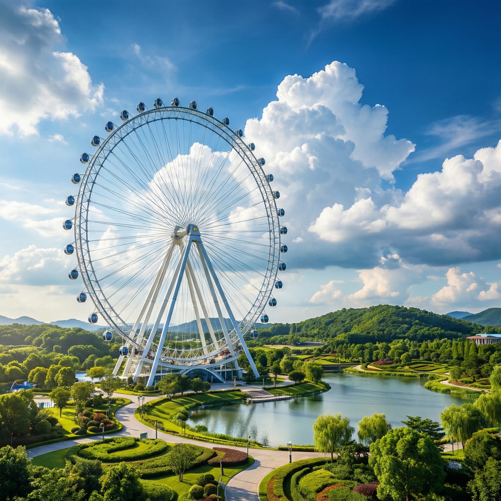 Ultra-Large Ferris Wheel — Family Rides manufactured by ZhipaoRides, Engineering marvel rising above city skylines — the world-class observation wheel for iconic destinations.