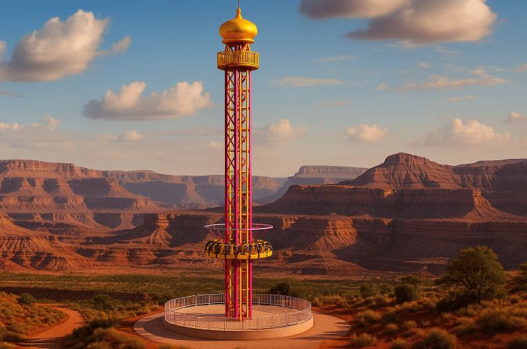 Rotating Drop Tower  — drop-tower by ZhipaoRides